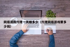 网络游戏代理一天赚多少（代理网络游戏要多少钱）